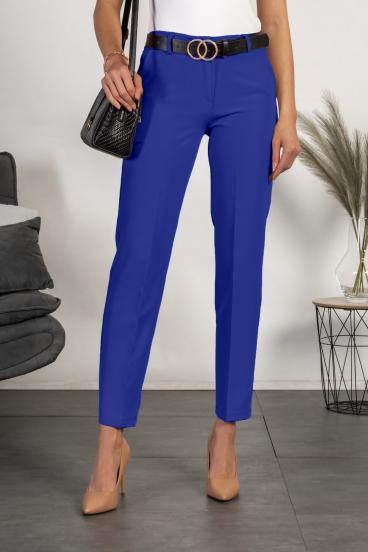 Κομψό μακρύ παντελόνι Tordina με ίσιο κόψιμο , μπλε