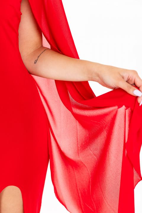 Μακρύ φόρεμα ILEANA, κόκκινο