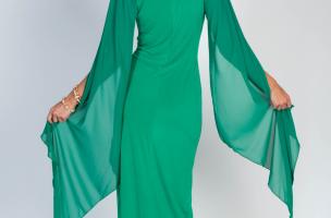 Γυναικείο φόρεμα ILEANA, πράσινο