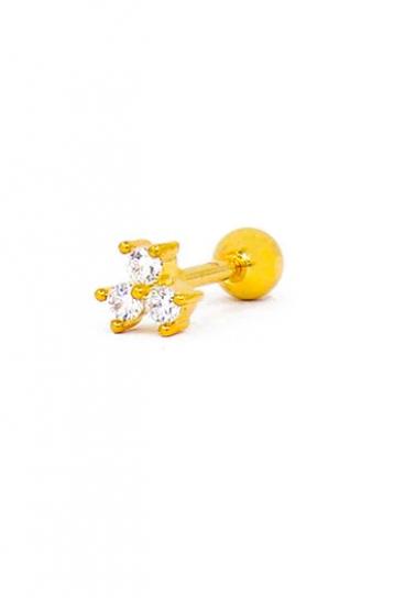 Κομψό μίνι σκουλαρίκι, ART969, χρυσό χρώμα