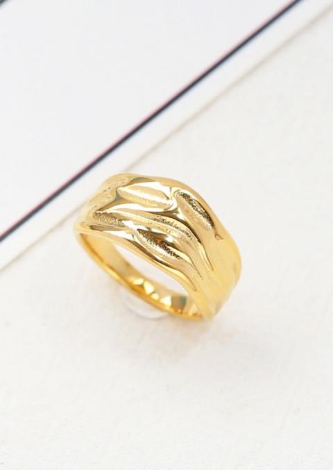 Κομψό δαχτυλίδι, ART2112, χρυσό