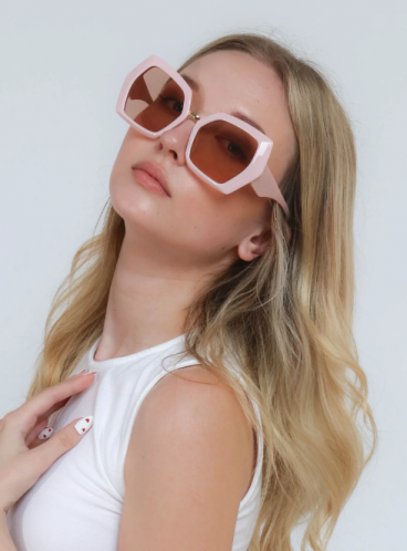 Μοντέρνα γυαλιά ηλίου, ART2178, ροζ