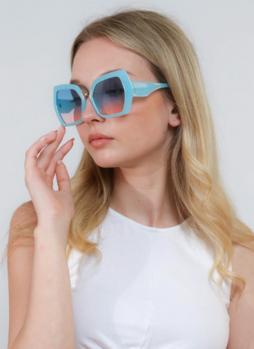 Μοντέρνα γυαλιά ηλίου, ART2177, γαλάζιο