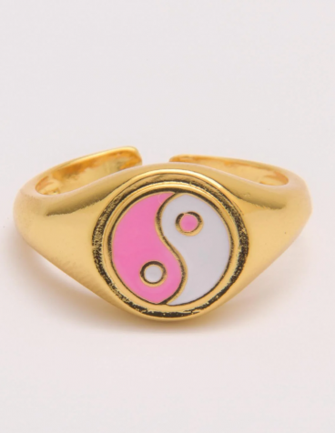 Κομψό δαχτυλίδι, ART441, χρυσό χρώμα