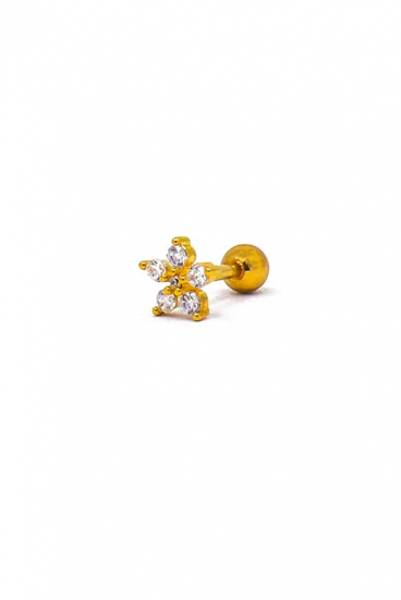 Κομψά μίνι σκουλαρίκια ART975, χρυσό χρώμα
