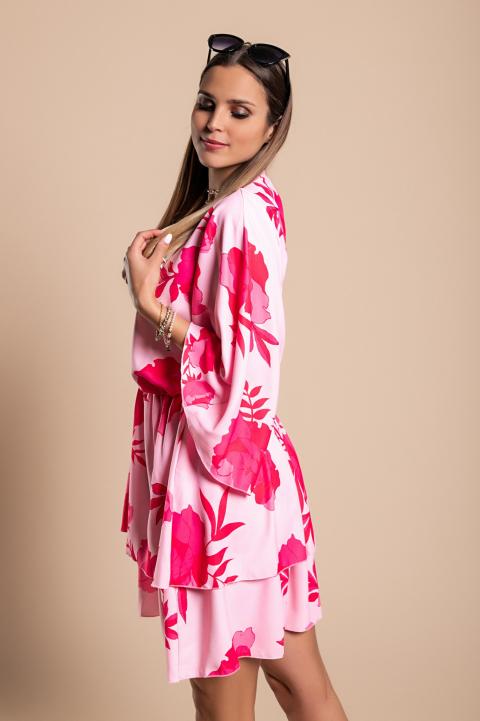 Κομψό Amasena μίνι φόρεμα με σχέδιο , ροζ
