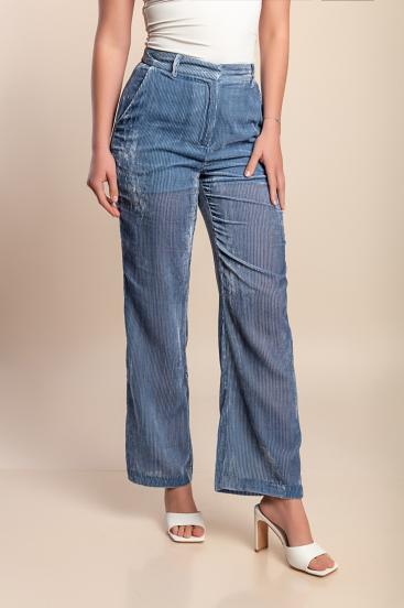 Παντελόνι plus size, μπλε