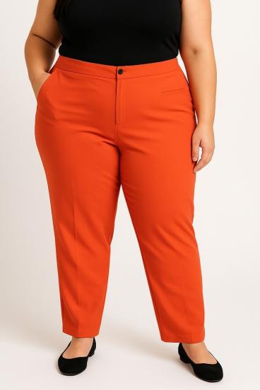 Παντελόνι plus size, κόκκινο