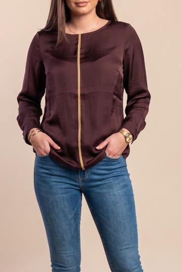Μπλούζα plus size, μπορντό