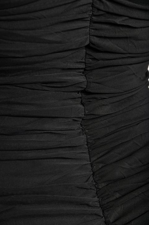 Κομψό μίνι φόρεμα Atessa, μαύρο