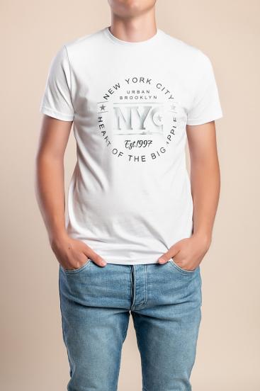 Ανδρικό T-shirt, λευκό