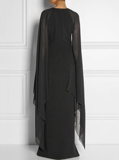 Μακρύ φόρεμα ILEANA, μαύρο