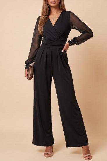 Γυναικείο jumpsuit Georgina, μαύρο