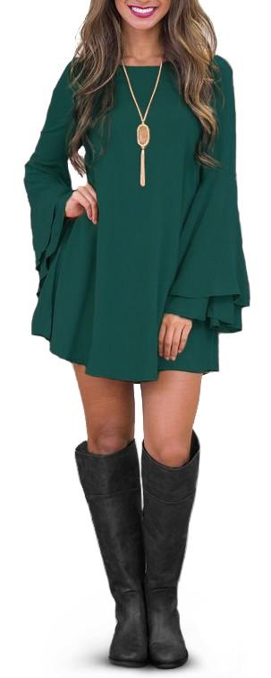 Γυναικείο φόρεμα Rania, πράσινο