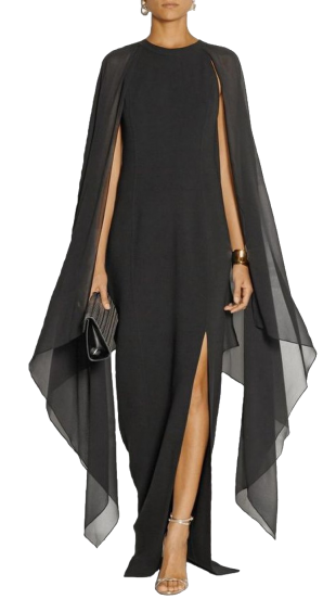 Μακρύ φόρεμα ILEANA, μαύρο